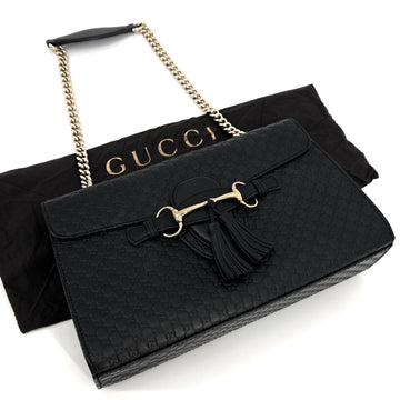 Gucci Micro Sima Emily Bag Chain Shoulder Bag 449635 157343326