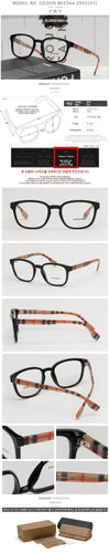 BURBERRY 眼鏡フレーム BE2344 3952 チェックパターン 名品 メガネ EDISON 60923744 [P]
