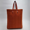 HERMES Amedaba MM Canvas Tote Bag Orange 157343353 [P]