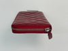 CHANEL Langwallet mit CC-Logo aus Lammleder und silberner Hardware 6TCHW20155 157343411 [P]