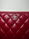 CHANEL Langwallet mit CC-Logo aus Lammleder und silberner Hardware 6TCHW20155 157343411 [P]
