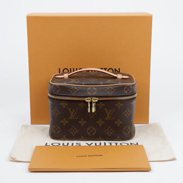 LOUIS VUITTON メイクアップボックス ニース ミニトイレットポーチ モノグラム 157116006