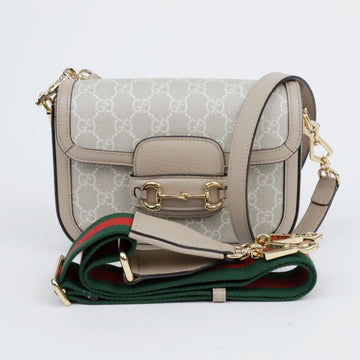GUCCI 1955 Horsebit Top Handle Mini Beige 157116214