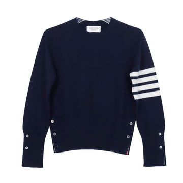 Thom Browne Cashmere Diagonal Crewneck Knit Navy 157160581