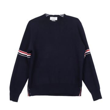 Thom Browne Milano Stitch Arm Band Crewneck Sweater Navy 157160595