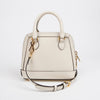 GUCCI 1955 Horsebit Mini Leder Top Handle Bag Weiß 157116770 [P]