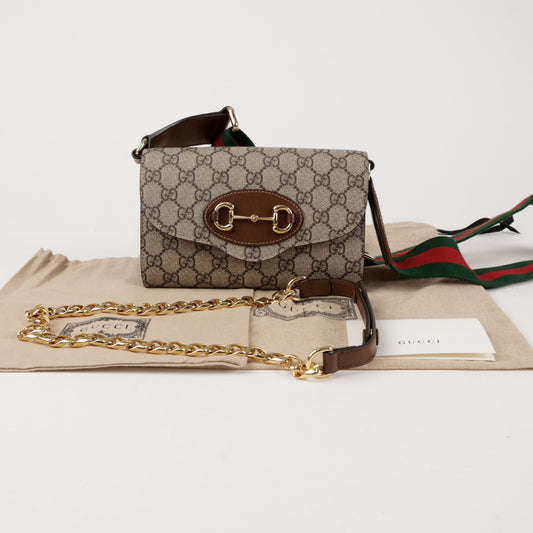 Gucci GG Horsebit 1995 Shoulder Bag 156930088