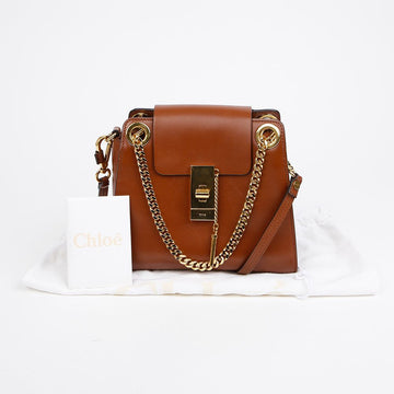 CHLOE Annie Mini Tote Schultertasche Braun 157291389