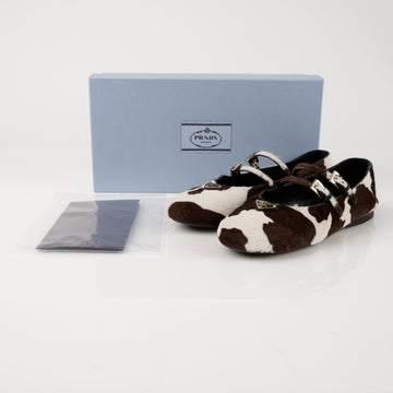 Prada Triangle Logo Ballerina Flat Shoes 157005275