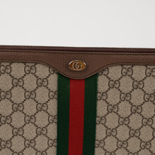 Gucci GG Supreme Canvas Ophidia Portfolio Clutch 157006247