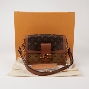 LOUIS VUITTON モノグラムリバーシブルキャンバスドーフィンショルダークロスバッグ 157026469