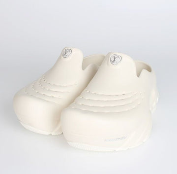 LOUIS VUITTON Schaum Clogs Beige 6(250) 157343721