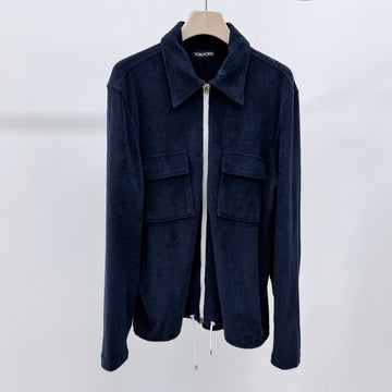 TOM FORD コットンカラーZIPジャケット ネイビー 46 157343739