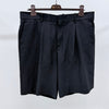 LOUIS VUITTON Monogram Seidenbaumwolle Shorts Schwarz 52 157343771 [P]