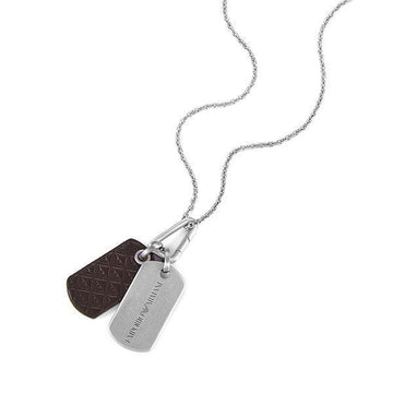 Armani Logo Tag Necklace 144730769