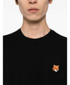 MAISON KITSUNE Fox-Kopf reguläres T-Shirt Kurzarm 156801500 [P]