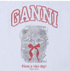 GANNI 女性用半袖Tシャツ A1050030 151 157204324 [P]