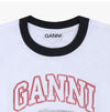 GANNI 女性用半袖Tシャツ A1050030 151 157204324 [P]