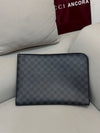 LOUIS VUITTON Clutch aus Damier Graphite 157343845 [P]