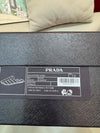 PRADA Neue Leder-Fischer-Mule-Slipper Größe 7.5 157343867 [P]