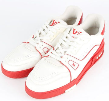 Louis Vuitton Trainer Sneakers Red 8.5(275) 157343925