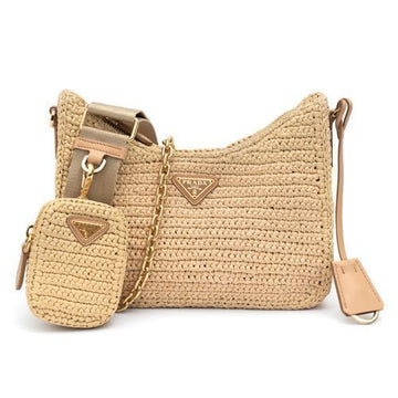 PRADA Re-Edition 2005 Rafia Schultertasche 1BH204-2A2T-F0018 31801022