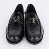 PRADA Triangular Logo Gebürstete Loafers 157344012 [P]