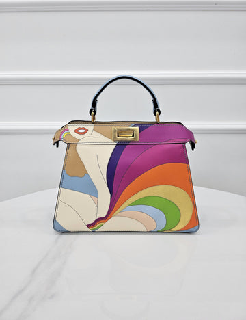 FENDI Peekaboo ICY Small Multicolor 8BN327 157343826