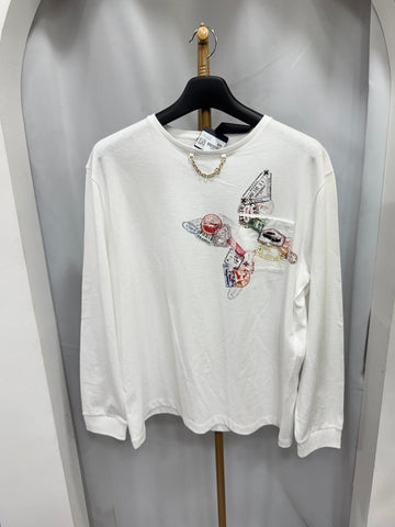LOUIS VUITTON 新商品 大手百貨店版 長袖 Tシャツ L 157344572