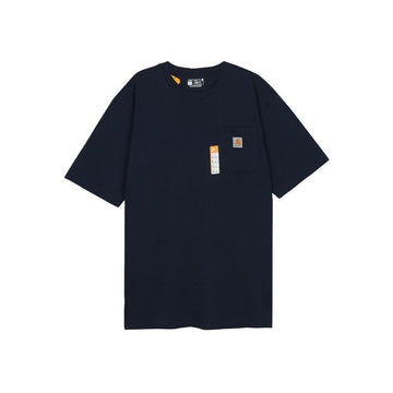 CARHARTT Oversized Heavyweight Regular Short Sleeve Pocket T-Shirt Navy K87-NVY 157344621