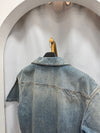 PRADA Neue Denim Bowling-Shirt Kurzarm L 157344659 [P]