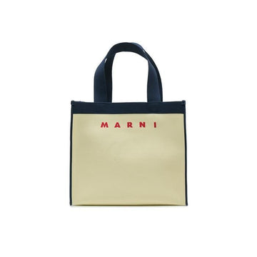 Marni Large Jacquard Tote Bag with Red Logo 43744454