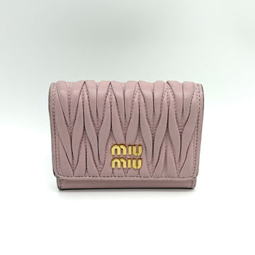 Miu Miu Matelasse Nappa Leather Card Holder 157349053