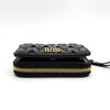Miu Miu Matelassé Zipper Wallet Black 157349199 [P]