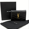 Saint Laurent Monogram Matelassé Compact Wallet Black 157349498 [P]