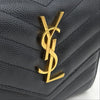 SAINT LAURENT Monogram Matelassé Kompakt Geldbörse Schwarz 157349566 [P]