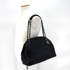 CHANEL Caviar Mademoiselle Bowling Bag Schwarz 157350202 [P]