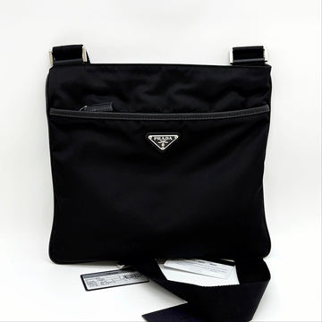 Prada Nylon Messenger Bag Crossbody Black 157350453