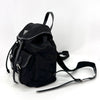 Prada Two Pocket Triangle Logo Nylon Backpack Black 157351232 [P]