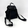 Prada Two Pocket Triangle Logo Nylon Backpack Black 157351232 [P]