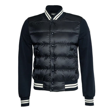 MONCLER Logo Patch Varsity Bomberjacke Navy 8G000 11 809KZ 778 63804869