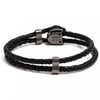 Versace 26 Medusa Braided Leather Bracelet 157364954 [P]