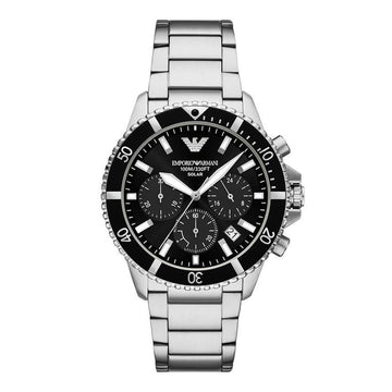 ARMANI AR11739 (World Explorer) Welt Explorer Chronograph Herren Metallarmbanduhr 150429402 [P]