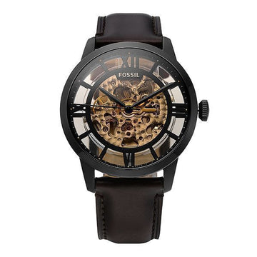 FOSSIL ME3098 (Townsman) Skelett Herrenuhr aus Leder 144732237 [P]