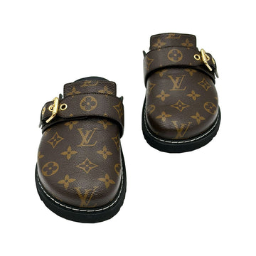 LOUIS VUITTON Monogram LV Cozy Flat Comfort Clog 37 157373250