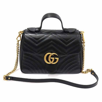 GUCCI マトラッセ GG マーモント トップハンドル スモール 2WAY 498110 157373412