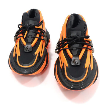 BALMAIN Schwarze Neopren-Leder-Unicorn Sneakers 42 157374536