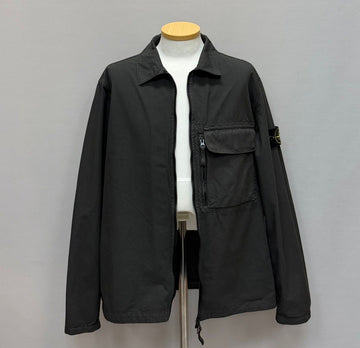 Stone Island Cotton Zip-Up Shirt Jacket 157381718