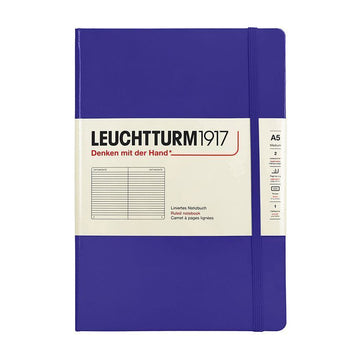 LEUCHURM Hardcover Medium A5 Ink, Wire Notebook 157225071 [P]
