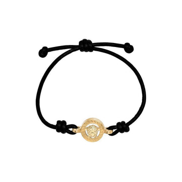 Versace Bracelet Medusa Gold 1019668 1A00637 1B00V Leather Unisex 151261986